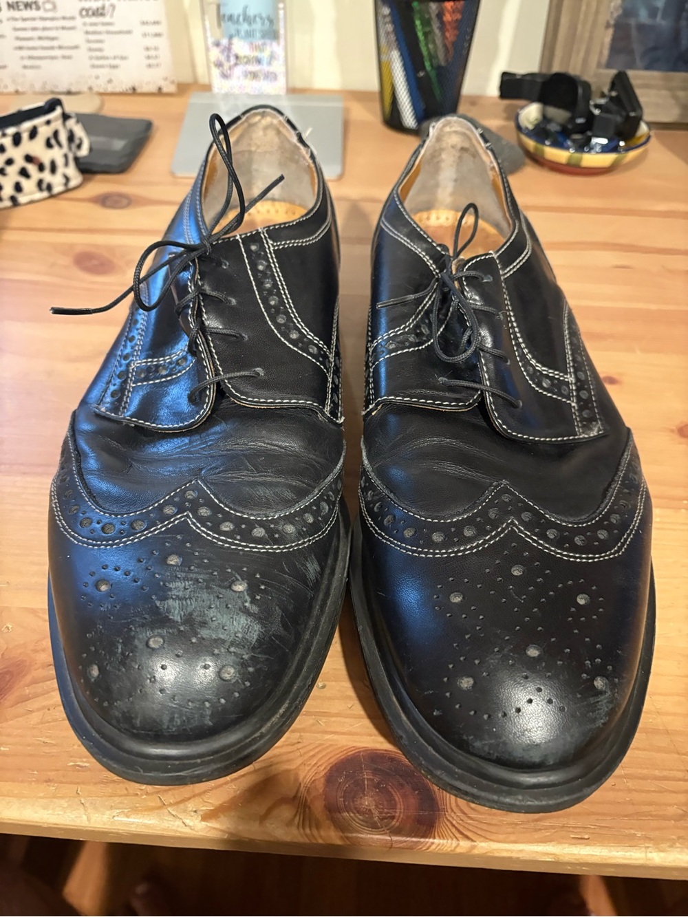 Dr. Marten Stitched Wingtips (no sole stitch) - Picture 3 of 9